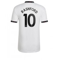Manchester United Marcus Rashford #10 Fotballklær Bortedrakt 2022-23 Kortermet